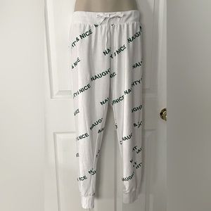 Recycled Threads Naughty & Nice Sweatpants